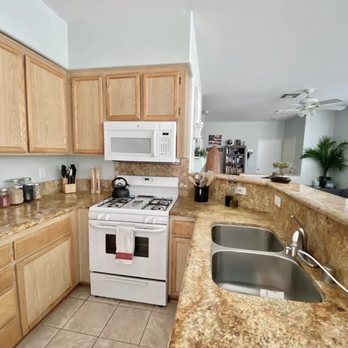 Before Cabinet Refinishing by Bradley Painting Plus