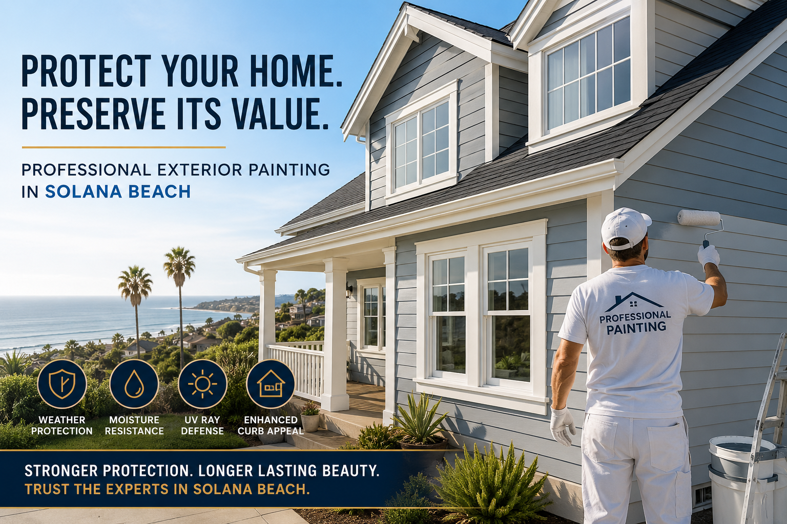 Exterior Painting in Solana Beach