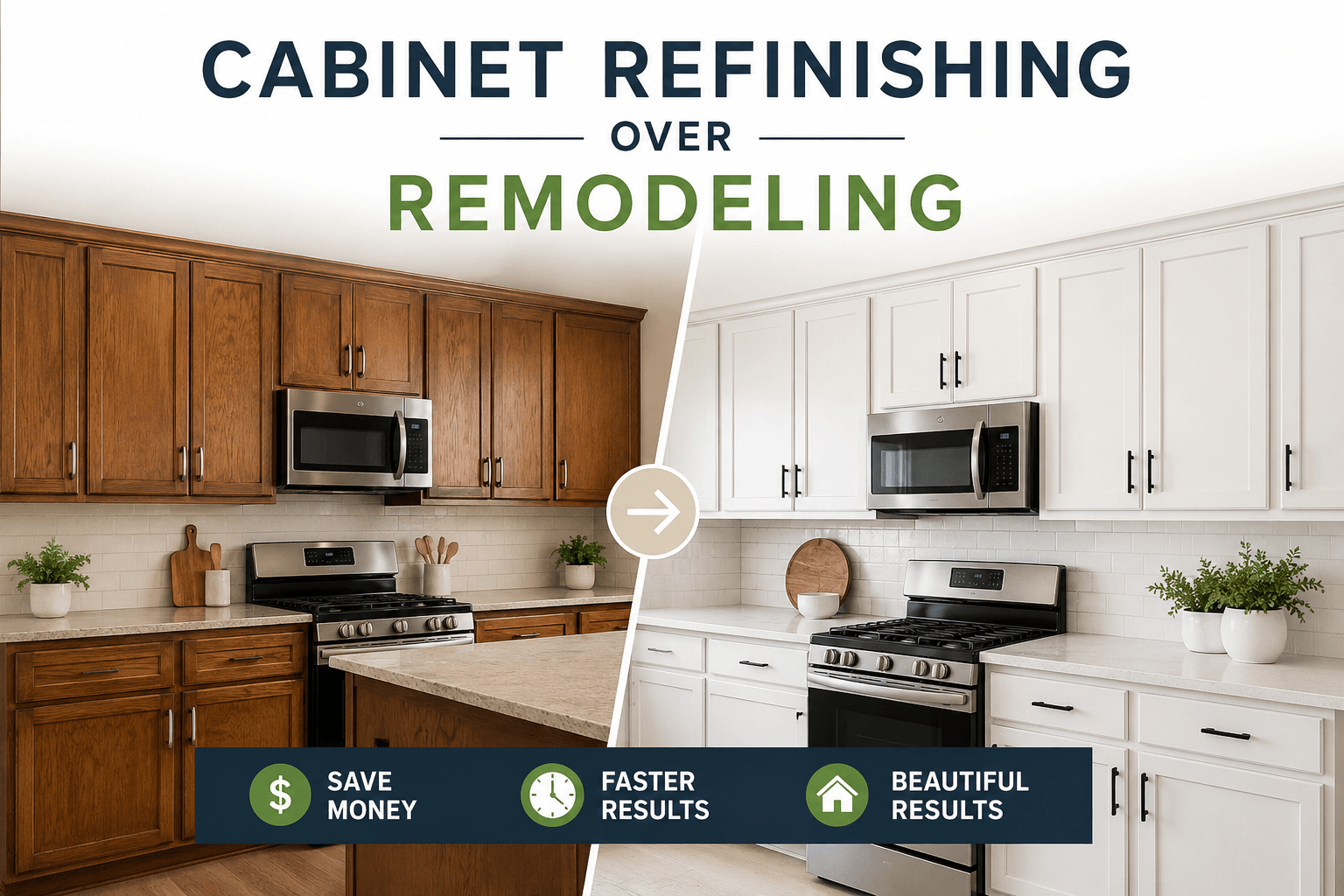 Cabinet Refinishing vs Remodeling